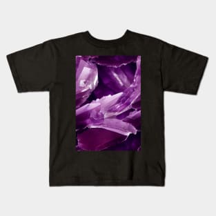 Jewel Pattern - Violet Amethyst, for a bit of luxury in your life! #2 Kids T-Shirt